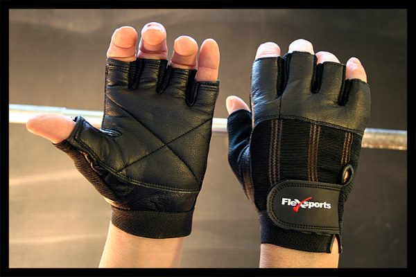 Black Pro-Spandex Gloves